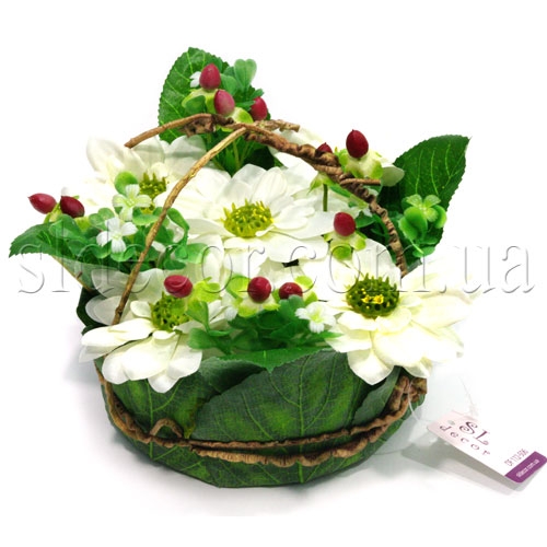 Корзинка с ромашками Корзинка с ромашками