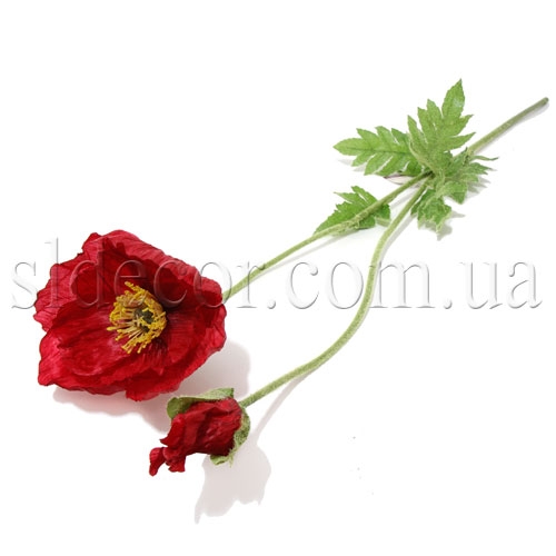 Мак искусственный высокий
